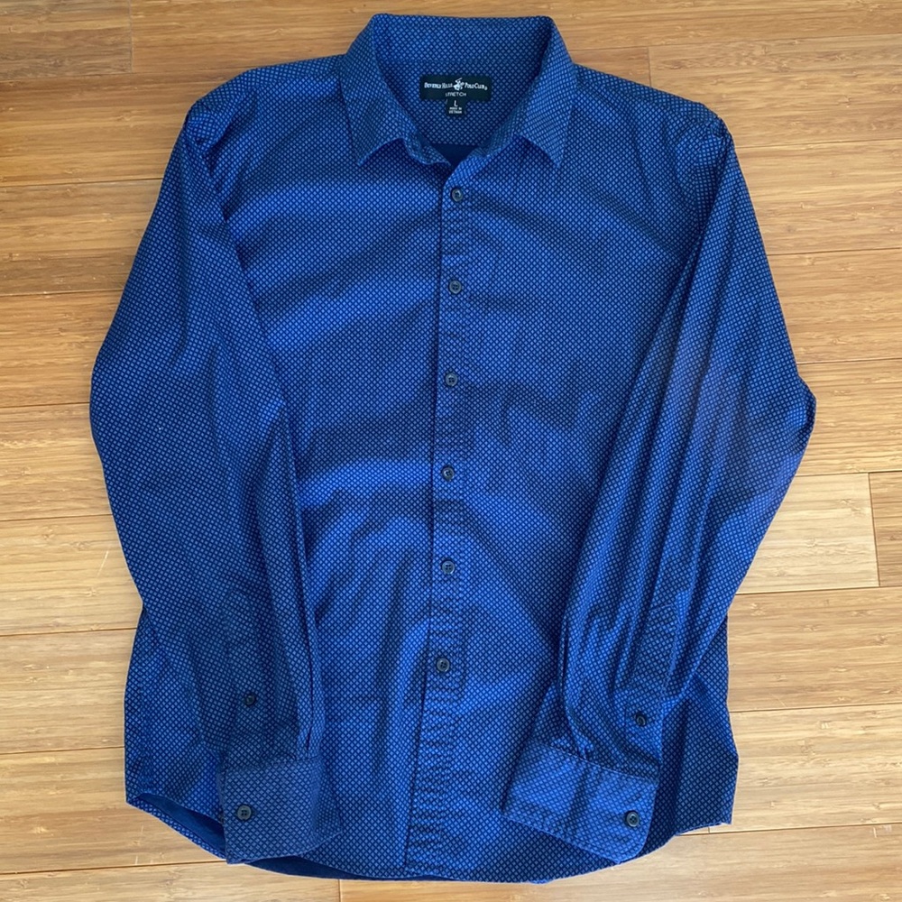 BEVERLY HILLS POLO CLUB long sleeve button up